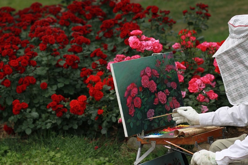 Repurposed Garden Art